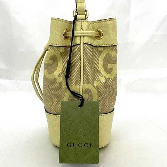 GUCCI Yellow Leather Shoulder Bag - Picture 4 of 11